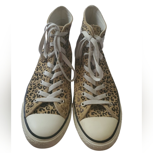 CONVERSE CHUCK TAYLOR ALL STAR Leopard Print Hightops - Picture 1 of 6